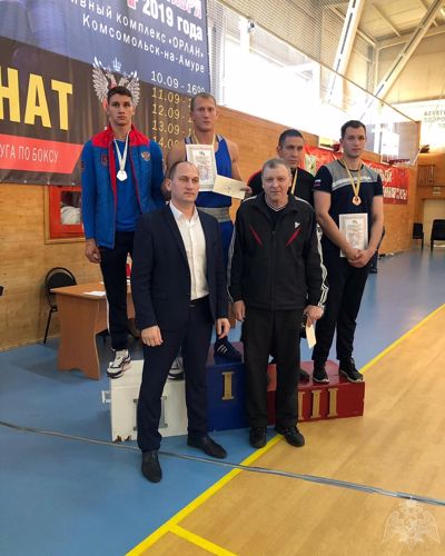 Сотрудник магаданской Росгвардии завоевал золотую медаль Чемпионата ДФО по боксу