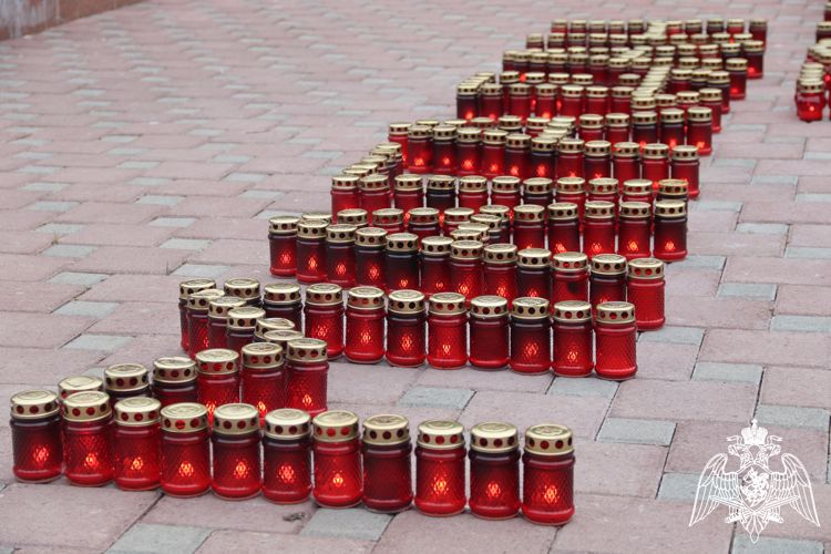 Колымские росгвардейцы приняли участие во всероссийской акции «Минута молчания»