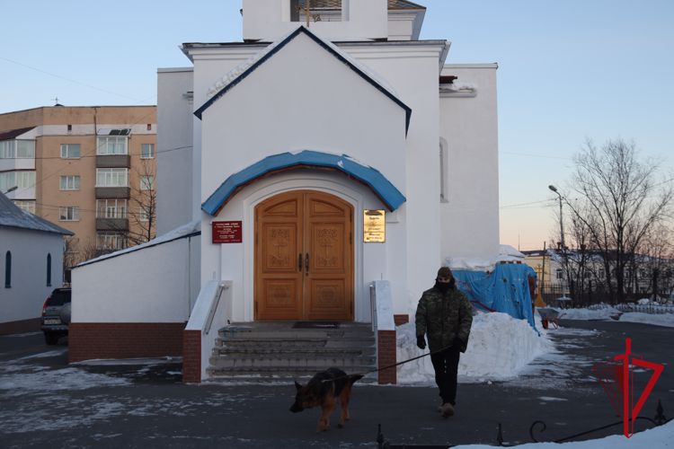 Сотрудники ОМОН обеспечили безопасность проведения новогодних праздников