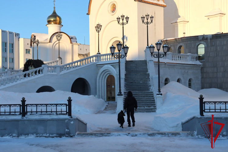 Росгвардейцы обеспечили безопасность во время проведения Новогодних праздников на Колыме