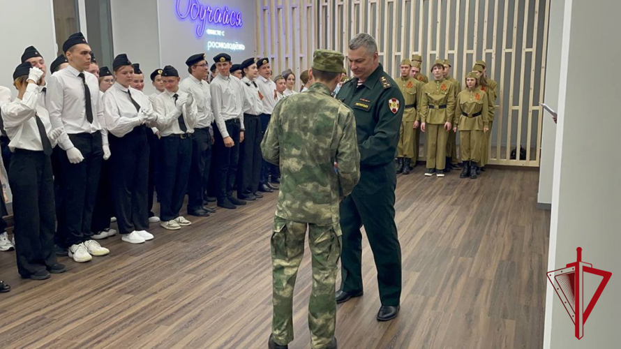 Учащиеся профильного класса Росгвардии стали победителями муниципального этапа военно-патриотической игры «Зарница 2.0»