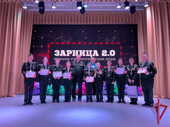 Юные росгвардейцы стали победителями регионального этапа игры «Зарница 2.0» в Магадане