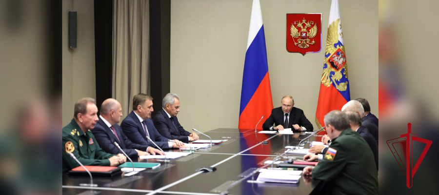 Генерал армии Виктор Золотов принял участие в оперативном совещании под руководством Президента России