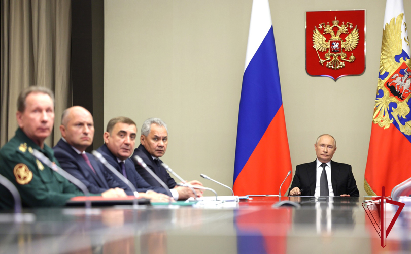 Генерал армии Виктор Золотов принял участие в оперативном совещании под руководством Президента России