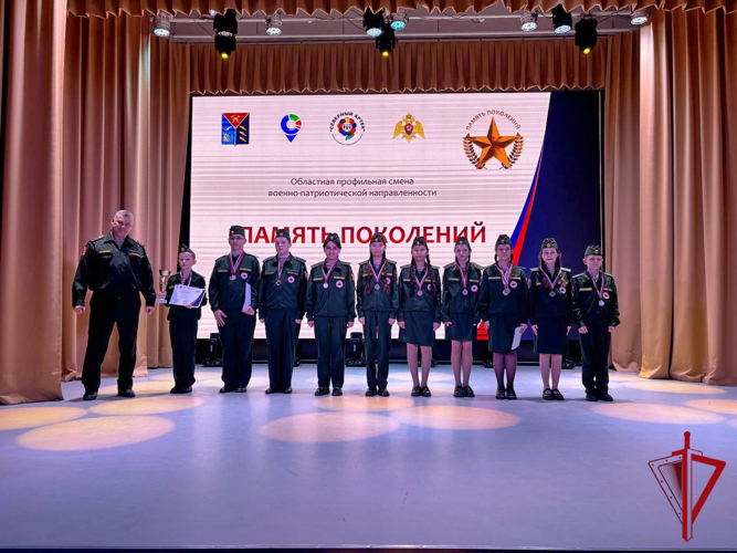 Учащиеся профильного класса Росгвардии стали победителями военно - патриотического конкурса «Память поколений»