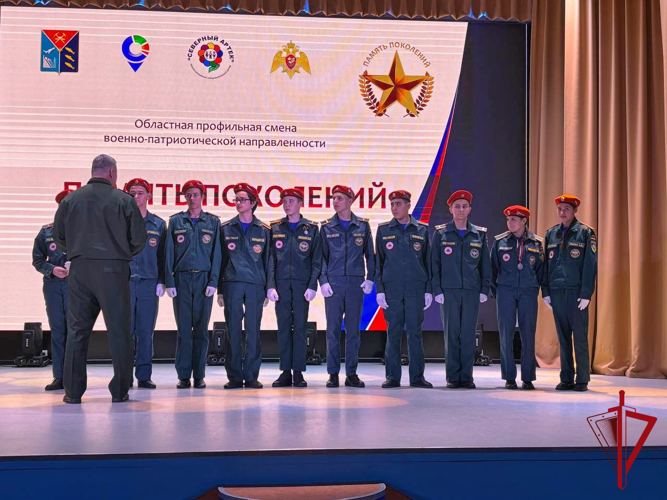 Учащиеся профильного класса Росгвардии стали победителями военно - патриотического конкурса «Память поколений»