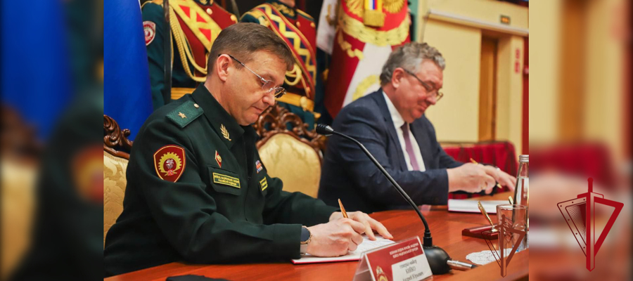 Подписано соглашение о сотрудничестве между Военной академией Росгвардии и Санкт-Петербургским политехническим университетом Петра Великого