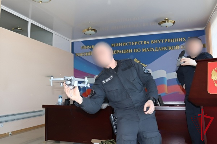 Колымские росгвардейцы поделились с коллегами из МВД опытом применения БПЛА в служебной деятельности