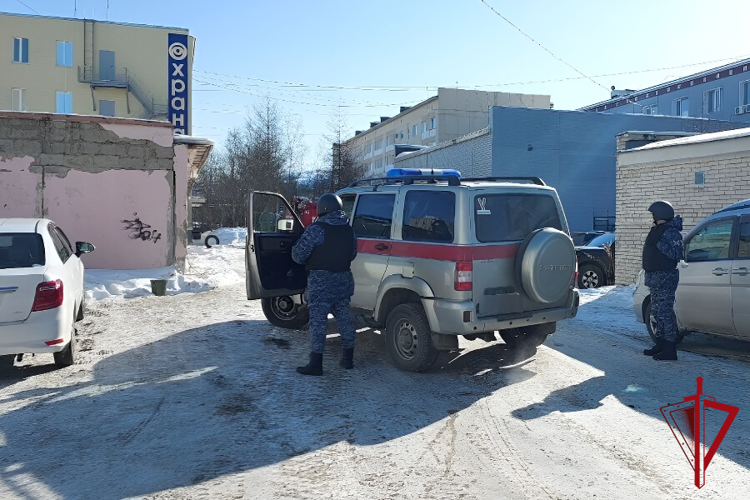 В Магадане на объекте Росгвардии прошла пожарно-тактическая тренировка 