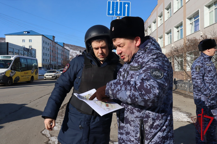 Подразделения Росгвардии отработали совместные действия на охраняемом объекте