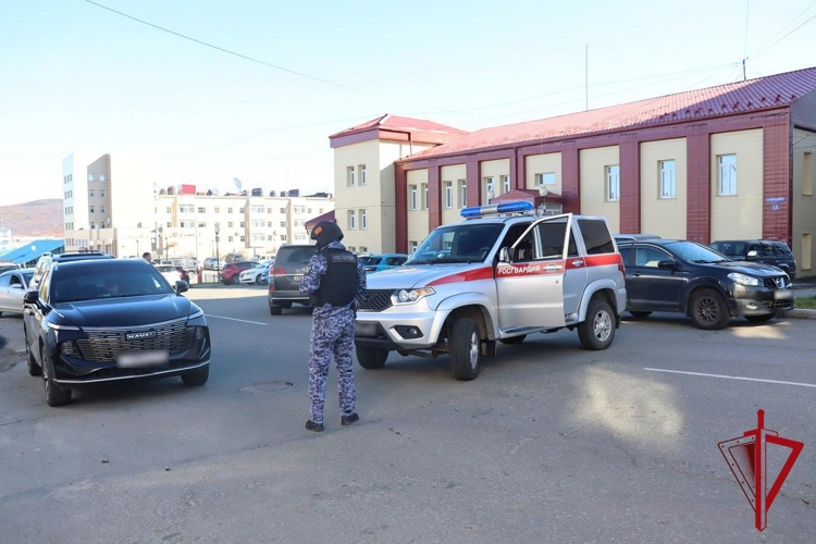 В Магадане подразделения Росгвардии провели учение на охраняемом объекте