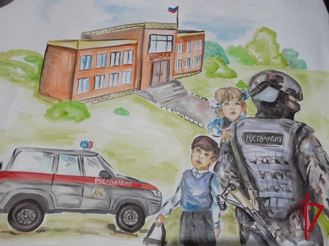 Ко Дню отца вневедомственная охрана Росгвардии организовала фестиваль детского рисунка