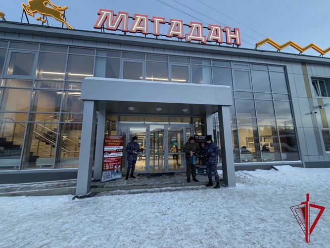 В Магадане Росгвардия развернула мобильные пункты агитации