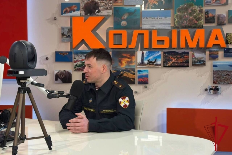 Офицер Росгвардии подвел итоги спортивного года в эфире радио «Колыма»