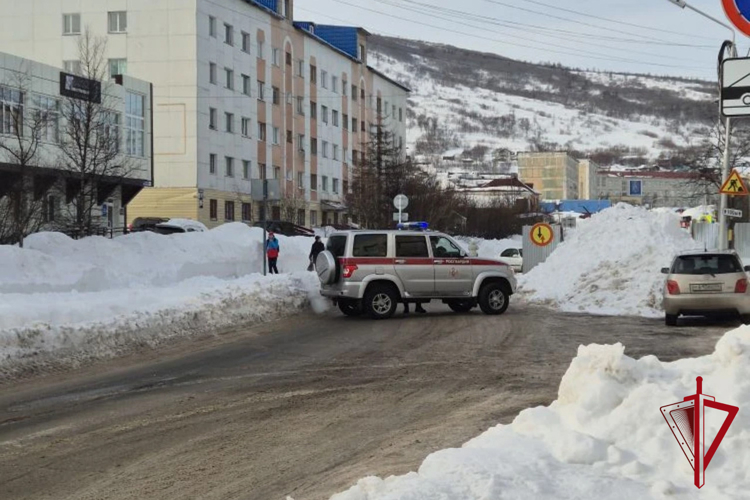 В Магадане Росгвардия провела тактико-специальное занятие на охраняемом объекте