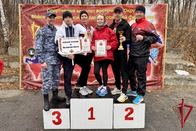 Сборная Колымы завоевала бронзу на чемпионате Восточного округа Росгвардии по служебному биатлону