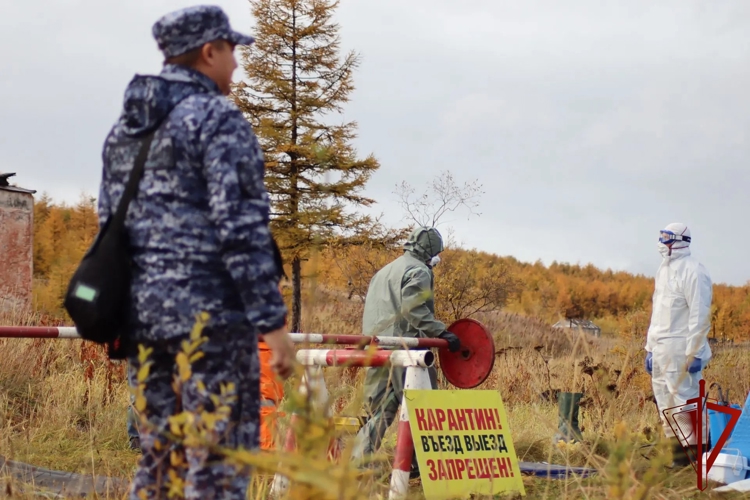 На Колыме Росгвардия приняла участие в масштабных учениях по нейтрализации биологической опасности